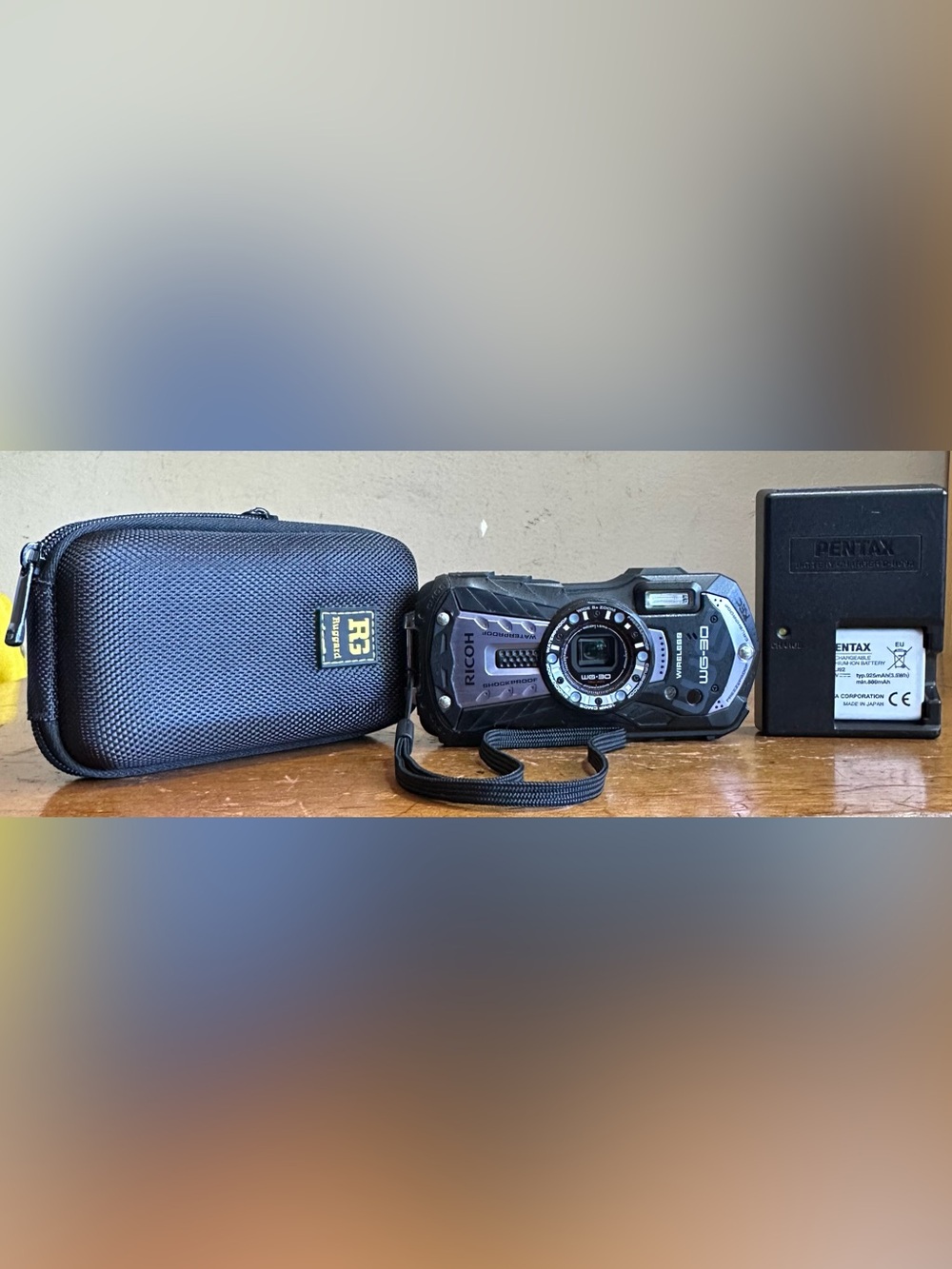 Ricoh WG-30W Wireless Waterproof Shockproof 5x Zoom 16MP CMOS Digital Camera